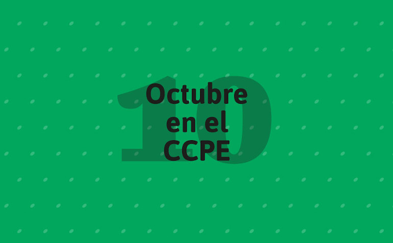 Carátula Octubre en el Centro Cultural Parque de España